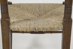 Liberty & Co., A Pair of William Birch Arts & Crafts Oak Rush Seat Dining Chairs - Thumbnail 21
