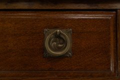 Liberty & Co. Attributed, English Arts & Crafts Oak Sideboard with Carved Decoration - Thumbnail 6