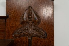 Liberty & Co. Attributed, an English Arts & Crafts Oak Sideboard with Carved Decoration - Thumbnail 9
