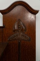 Liberty & Co. Attributed, an English Arts & Crafts Oak Sideboard with Carved Decoration - Thumbnail 10