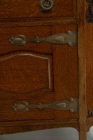 Liberty & Co. Attributed, an English Arts & Crafts Oak Sideboard with Carved Decoration - Thumbnail 15