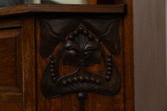 Liberty & Co. Attributed, English Arts & Crafts Oak Sideboard with Carved Decoration - Thumbnail 18