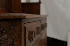 Liberty & Co. Attributed, English Arts & Crafts Oak Sideboard with Carved Decoration - Thumbnail 20