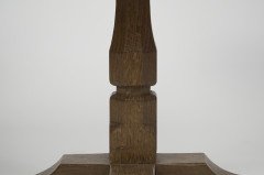 Mouseman In the style of Pair of Arts & Crafts Yorkshire School Oak Side Tables - Thumbnail 7