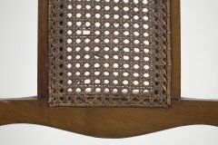George Walton. Rare Arts & Crafts Philippines Cane Chair with Serpentine Back - Thumbnail 15
