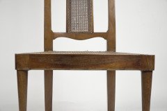George Walton. A Rare Arts & Crafts Philippines Cane Chair with Serpentine Back - Thumbnail 19
