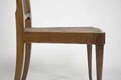 George Walton. A Rare Arts & Crafts Philippines Cane Chair with Serpentine Back - Thumbnail 21