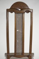 George Walton. A Rare Arts & Crafts Philippines Cane Chair with Serpentine Back - Thumbnail 22