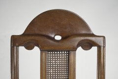 George Walton. Rare Arts & Crafts Philippines Cane Chair with Serpentine Back - Thumbnail 23