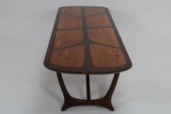 Heals. A Single Mid-Century "Long Tom" Coffee Table with Various Inlaid Woods - Thumbnail 3