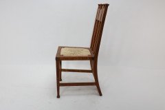 George Montague Ellwood, Made by J. S. Henry, a Pair of Matching Oak Dining Chairs - Thumbnail 5