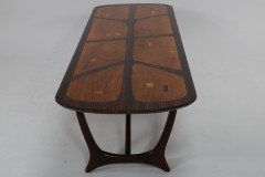 Heals. A Single Mid-Century "Long Tom" Coffee Table with Various Inlaid Woods - Thumbnail 6