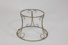 Arts & Crafts Style Silver-Plated Punch Bowl on Scroll Stand with Ladle - Thumbnail 11