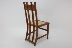 George Montague Ellwood, Made by J. S. Henry, Pair of Matching Oak Dining Chairs - Thumbnail 8