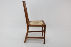 George Montague Ellwood, Made by J. S. Henry, Pair of Matching Oak Dining Chairs - Thumbnail 9