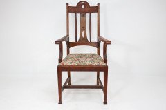 Goodall, Lambs & Heighway of Manchester. An Arts & Crafts Oak Armchair - Thumbnail 2