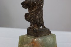 B. V. Fernandez. An Art Deco Bronze Figure on an Onyx Base - Thumbnail 12