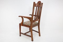 Goodall, Lambs & Heighway of Manchester. Arts & Crafts Oak Armchair - Thumbnail 4