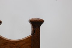 George Montague Ellwood, Made by J. S. Henry, Pair of Matching Oak Dining Chairs - Thumbnail 13