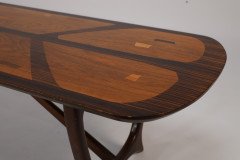 Heals. A Single Mid-Century "Long Tom" Coffee Table with Various Inlaid Woods - Thumbnail 7