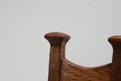 George Montague Ellwood, Made by J. S. Henry, Pair of Matching Oak Dining Chairs - Thumbnail 15