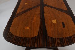 Heals. A Single Mid-Century "Long Tom" Coffee Table with Various Inlaid Woods - Thumbnail 9