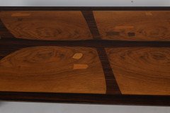 Heal's. A Single Mid-Century "Long Tom" Coffee Table with Various Inlaid Woods - Thumbnail 11