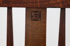 Goodall, Lambs & Heighway of Manchester. Arts & Crafts Oak Armchair - Thumbnail 8