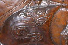 John Pearson Attributed, for Liberty & Co., an Arts & Crafts Wrought Iron & Copper Firescreen - Thumbnail 8