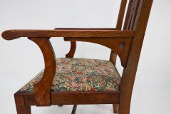 Goodall, Lambs & Heighway of Manchester. Arts & Crafts Oak Armchair - Thumbnail 12