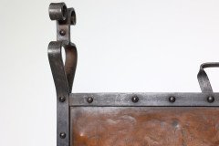 John Pearson, attributed. For Liberty & Co., An Arts & Crafts Wrought Iron & Copper Firescreen - Thumbnail 4