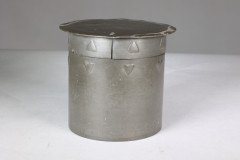 Liberty & Co., An Arts & Crafts Pewter Biscuit Barrel - Thumbnail 2
