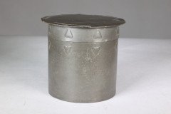 Liberty & Co., An Arts & Crafts Pewter Biscuit Barrel - Thumbnail 3