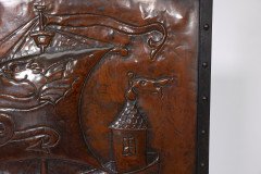 John Pearson, attributed. For Liberty & Co., An Arts & Crafts Wrought Iron & Copper Firescreen - Thumbnail 9