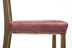 Liberty & Co. Attributed, an Arts & Crafts Oak Chair with Shaped Padded Headrest & Pewter Heart Inlay - Thumbnail 22