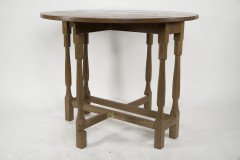 Albert Eagleman Jeffray. A Sweet Little Oak Drop Leaf Side/dining Table - Thumbnail 3