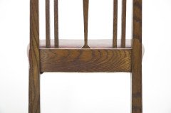 Liberty & Co. Attributed, an Arts & Crafts Oak Chair with Shaped Padded Headrest & Pewter Heart Inlay - Thumbnail 27