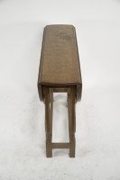 Albert Eagleman Jeffray. A Sweet Little Oak Drop Leaf Side/dining Table - Thumbnail 12
