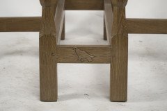 Albert Eagleman Jeffray. A Sweet Little Oak Drop Leaf Side/dining Table - Thumbnail 16