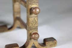 Henry Jeckyll for Robbins & Co., A Pair of Anglo-Japanese Brass Fire Dogs - Thumbnail 16