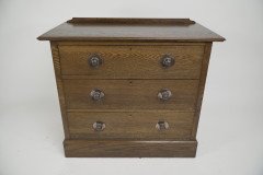 Liberty & Co. Attri, Arts & Crafts Oak Chest of Drawers of Small Proportions - Thumbnail 2