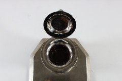 Jesson Birkett & Co., Silver Plated Inkwell with Monogram - Thumbnail 17