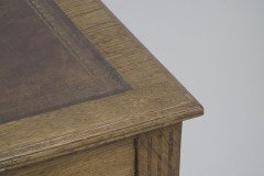 Alfred Waterhouse (style Of). A Gothic Revival Oak Partners Desk with Two Drawers Each Side - Thumbnail 17