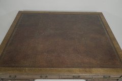 Alfred Waterhouse (style Of). A Gothic Revival Oak Partners Desk with Two Drawers Each Side - Thumbnail 18