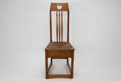 Shapland & Petter, a Pair of Ash Side Chairs in the Style of M. H. Baillie Scott - Thumbnail 3