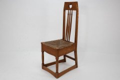 Shapland & Petter, a Pair of Ash Side Chairs in the Style of M. H. Baillie Scott - Thumbnail 4