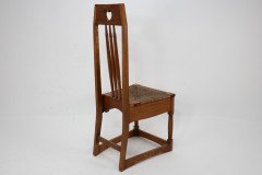 Shapland & Petter, a Pair of Ash Side Chairs in the Style of M. H. Baillie Scott - Thumbnail 8