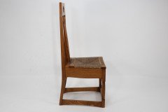 Shapland & Petter, a Pair of Ash Side Chairs in the Style of M. H. Baillie Scott - Thumbnail 9