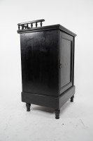 Dr. C Dresser, Style of. Aesthetic Movement Ebonised & Gilt Bedside Cabinet - Thumbnail 7