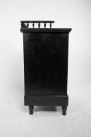 Dr. C Dresser, Style of. An Aesthetic Movement Ebonised & Gilt Bedside Cabinet - Thumbnail 8